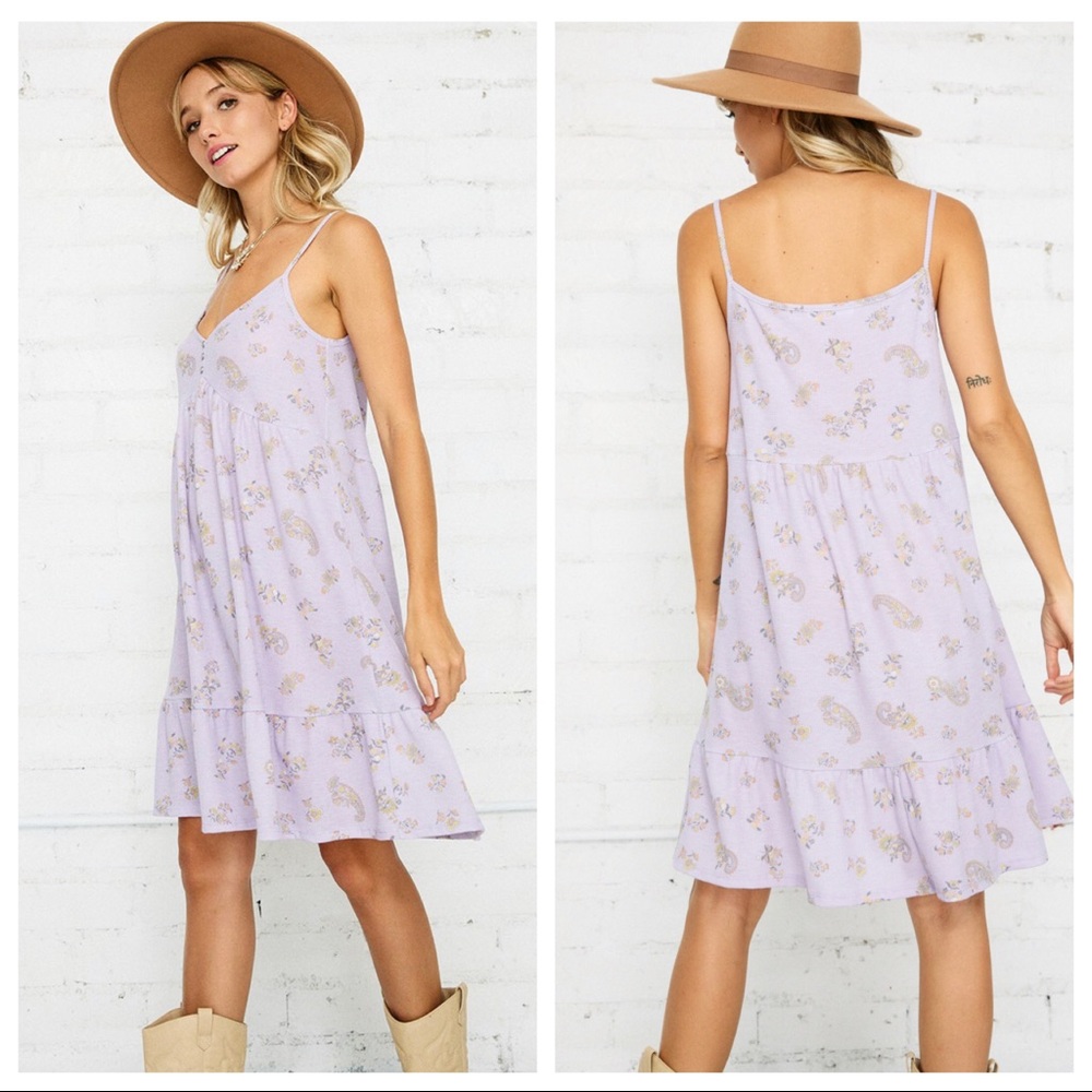 Boho Chic Paisley Cami Dress - Picture 4 of 5